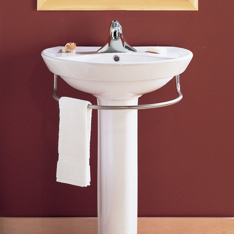 American Standard Ravenna 23'' Tall UShaped Pedestal Bathroom Sink & Reviews Wayfair